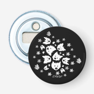 Westie Bouquet Bottle Opener
