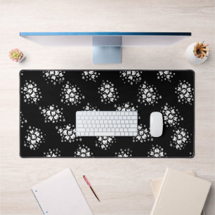 Westie Bouquets Desk Mat