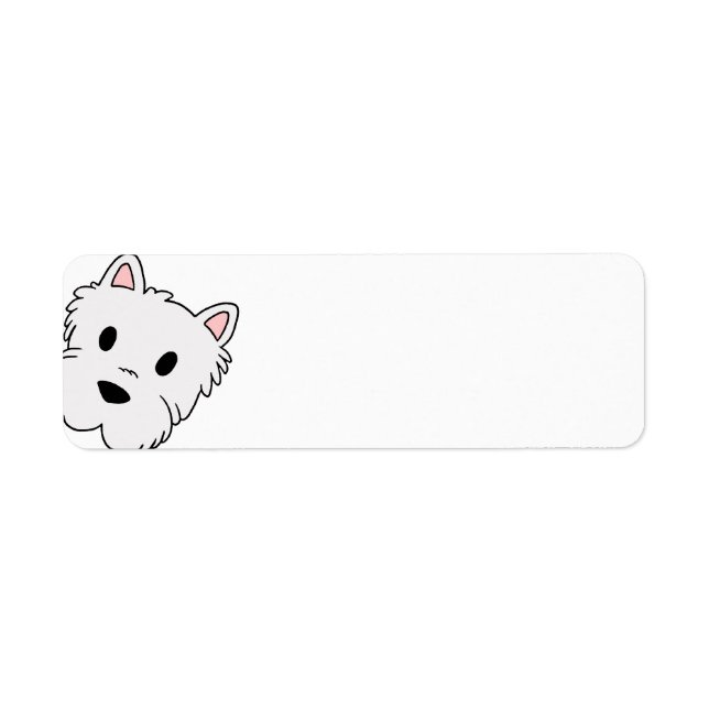 westie cartoon head (Front)