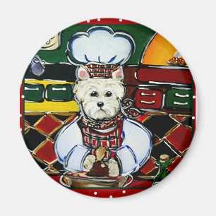 Westie Chef Magnet
