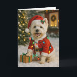 Westie Christmas Card<br><div class="desc">Westie Christmas Card</div>