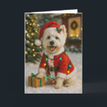Westie Christmas Card<br><div class="desc">Westie Christmas Card</div>