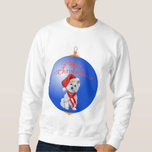 Westie Christmas Ornament Sweatshirt