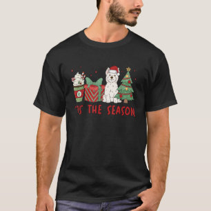 Westie Christmas Tis The Season Winter Dog Lovers T-Shirt