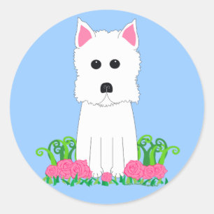 Westie Classic Round Sticker