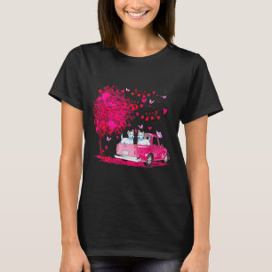 Westie Couple Truck Happy Valentines Day Gifts  T-Shirt