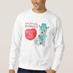 Westie Cowboy Valentine Sweatshirt