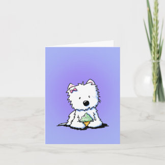Westie Cupcake Thank You Cards