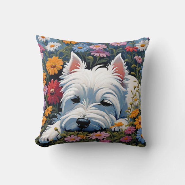 Westie Cushion  (Front)