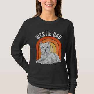 Westie Dad Dog Dad West Highland White Terrier T-Shirt