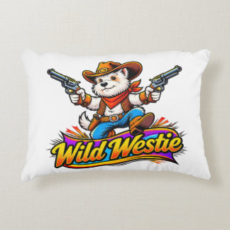 Westie Dog Cowboy Pillow (Original Design)