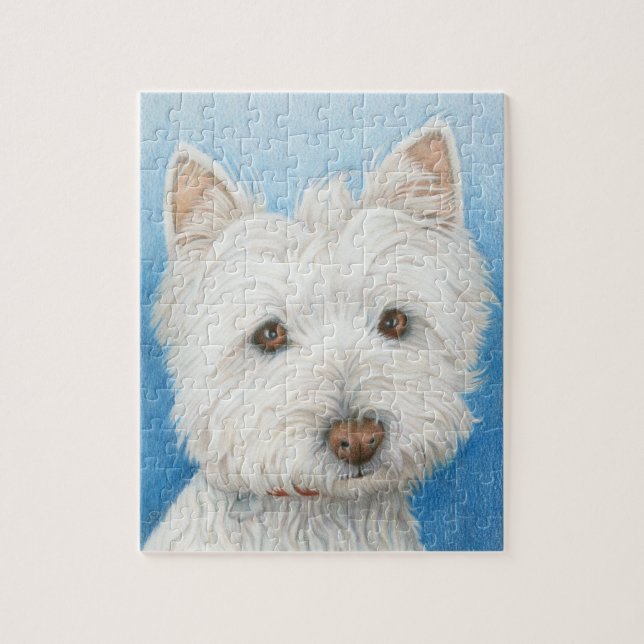 Westie Dog Puzzle (Vertical)