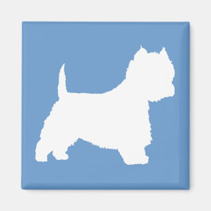 Westie Dog (white) Magnet