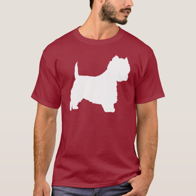 Westie Dog (white) T-Shirt (Front)