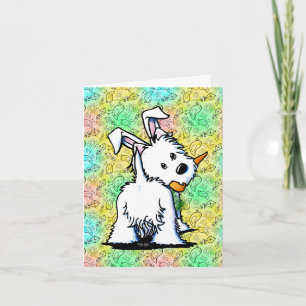 Westie Easter Card