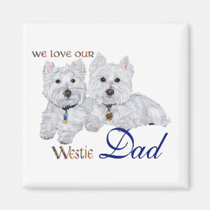 Westie Father's Day Magnet
