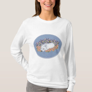 Westie Floral Repose T-Shirt