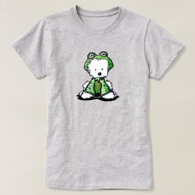 Westie Frog T-Shirt (Design Front)