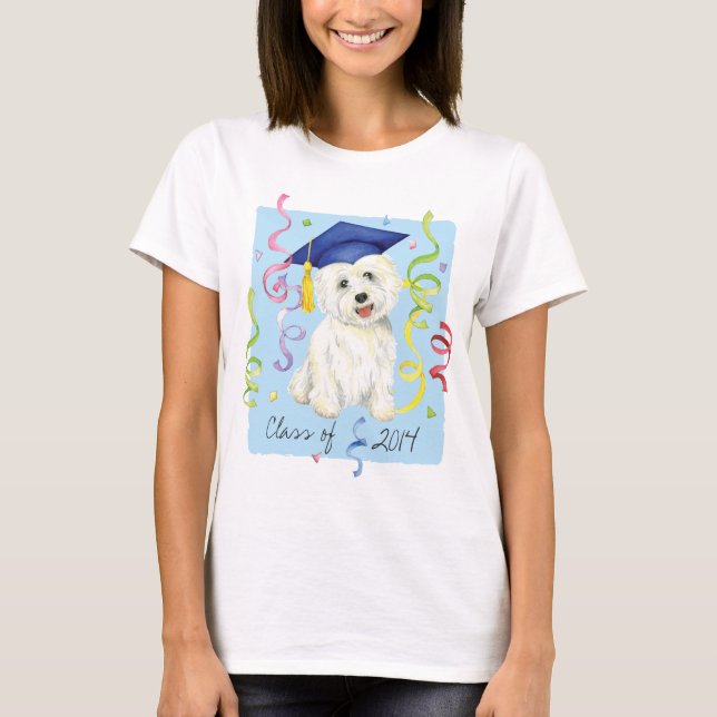 Westie Graduate T-Shirt (Front)
