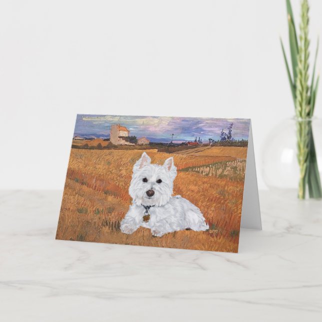 Westie Greeting Card (Front)