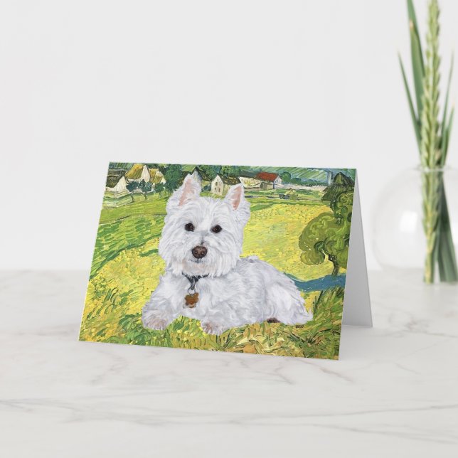 Westie Greeting Card (Front)