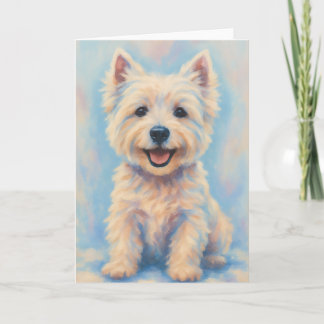 Westie Greeting Card - Blank Inside