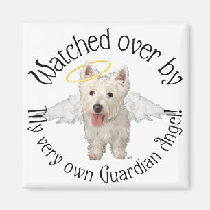 Westie Guardian Angels Magnet