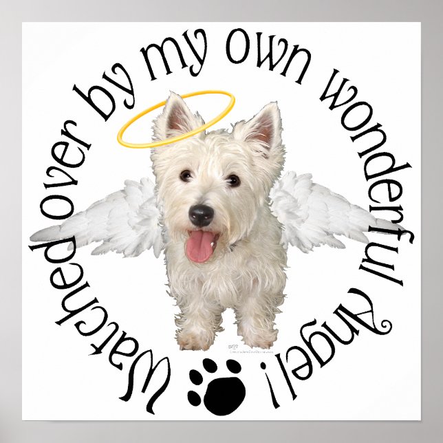 Westie Guardian Angels Poster (Front)
