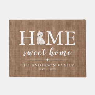 Westie Home Sweet Home Doormat