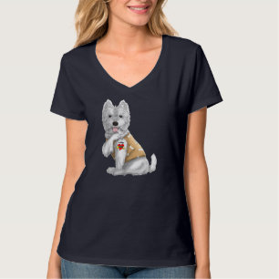 Westie I Love Mum Tattoo Dog Funny Mother's Day Gi T-Shirt