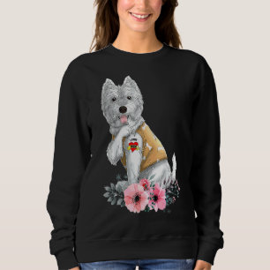 Westie I Love Mum Tattoo Dog Mother's Day 2 Sweatshirt