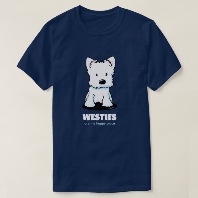 Westie KiniArt T-Shirt (Design Front)