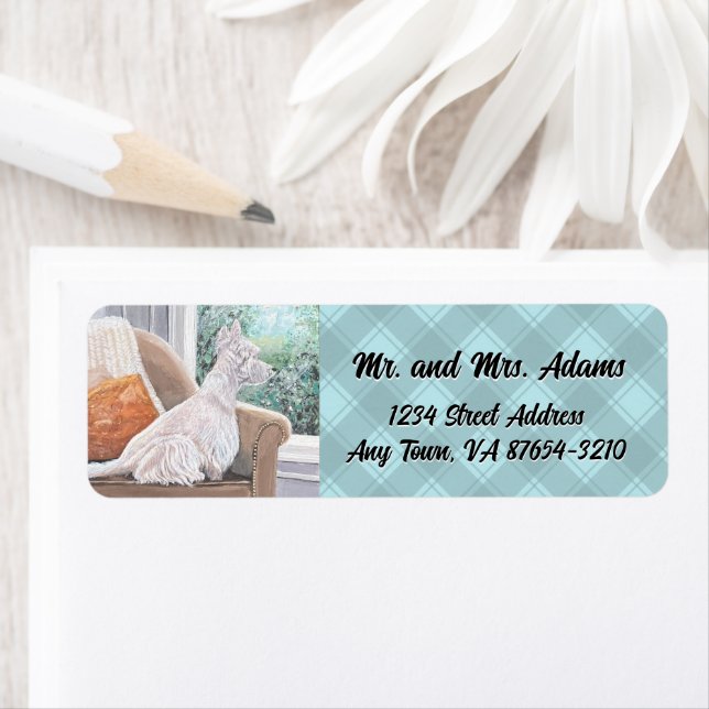 Westie Looking Out a Window (Insitu)