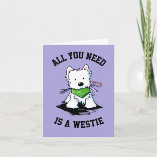 Westie Lover Card