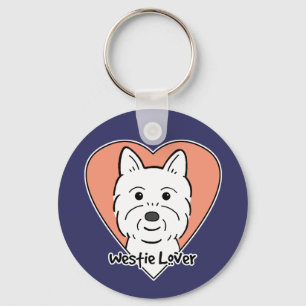 Westie Lover Key Ring