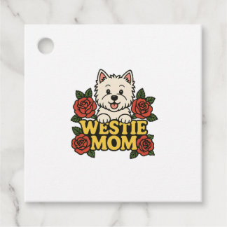 Westie Mom Favour Tags