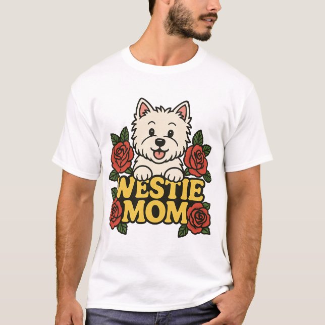 Westie Mom T-Shirt (Front)