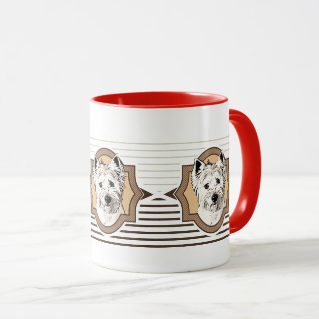 Westie Mug (Front Right)