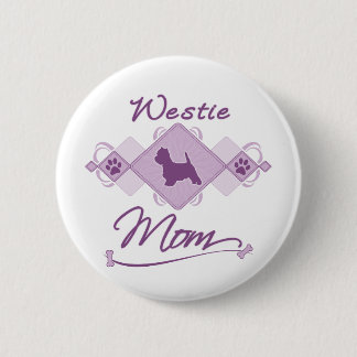 Westie Mum 6 Cm Round Badge