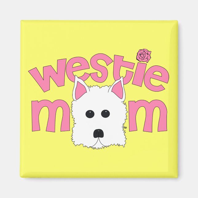 Westie Mum Magnet (Front)