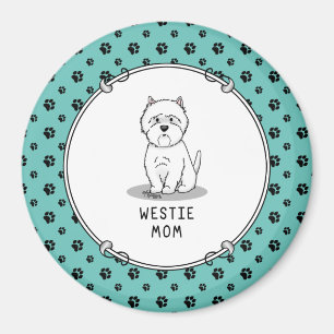Westie Mum - West Highland White Terrier Mum Magnet