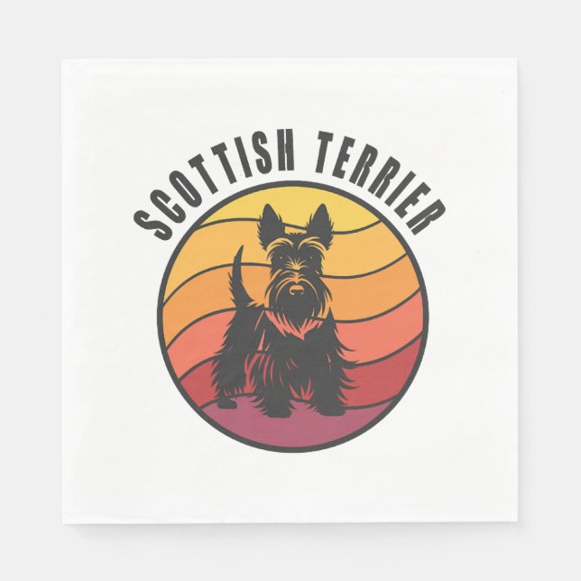 Westie Napkin (Front)