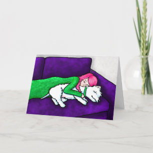 Westie Pet Loss Sympathy Card