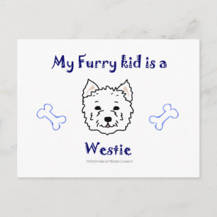 Westie Postcard