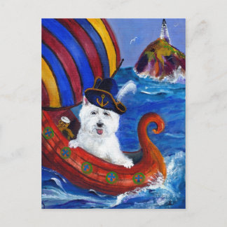 Westie Postcard