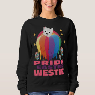Westie Pride Easter Bunny Westie Easter Sweatshirt