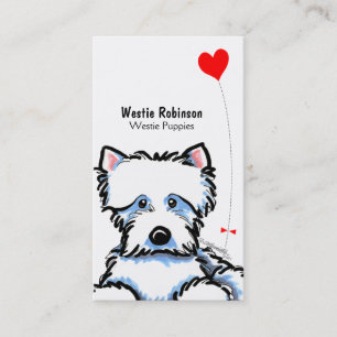 Westie Puppy Pet Business Cards