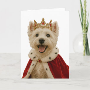 Westie Queen Card