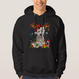 Westie Reindeer Family Matching Christmas Pyjamas Hoodie