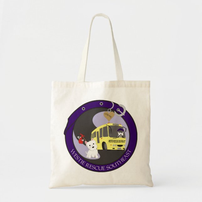 Westie Rescue SouthEast Shopping Bag (Front)